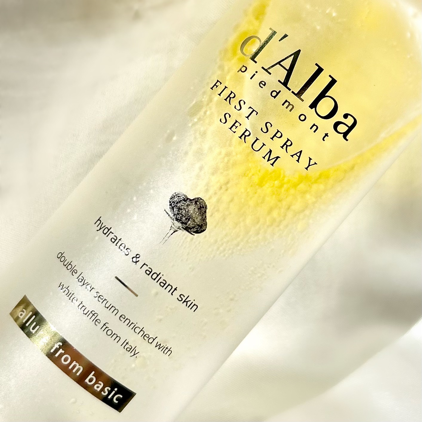 ダルバ ホワイトトリュフファーストスプレーセラム/ダルバ/ミスト状化粧水を使ったクチコミ（2枚目）