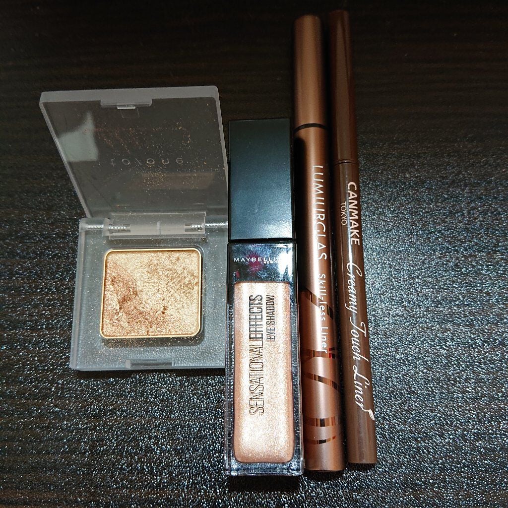 クリーミータッチライナー/キャンメイク/ジェルアイライナーを使ったクチコミ(3枚目)