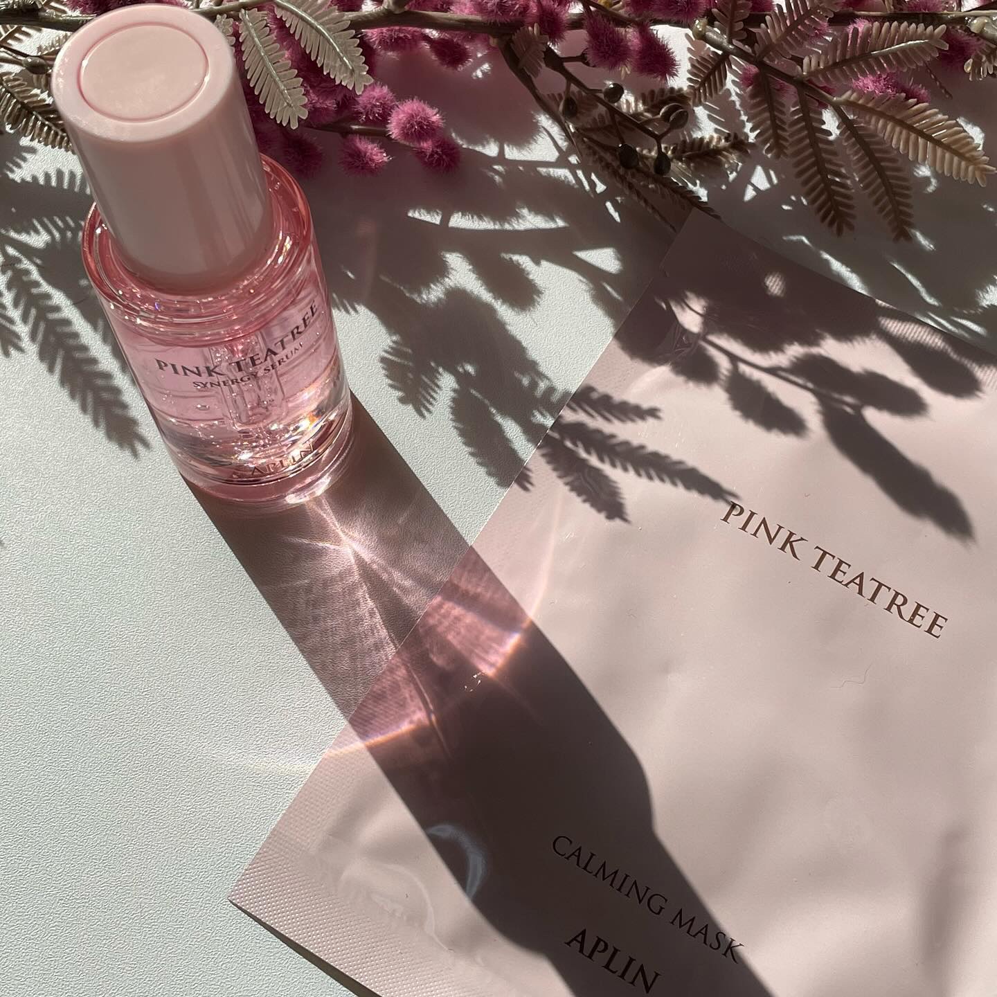 ピンクティーツリーシナジーセラム/APLIN/美容液を使ったクチコミ（1枚目）