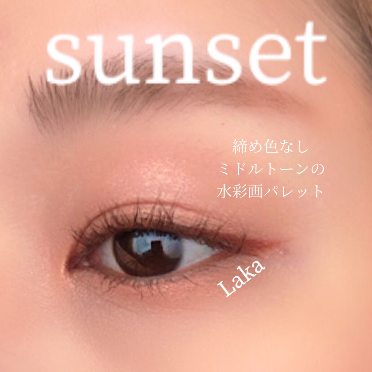 ミドルトーンアイシャドウコレクターパレット/Laka/アイシャドウパレットを使ったクチコミ（1枚目）