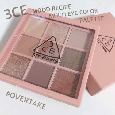 🍒3CE  MOOD  RECIPE
     MULTI  EYE  COLOR  PALETTE🍒
［#OVERTAKE］




Qoo10で¥2800ほどで購入しました✨
偽物も出回っていている