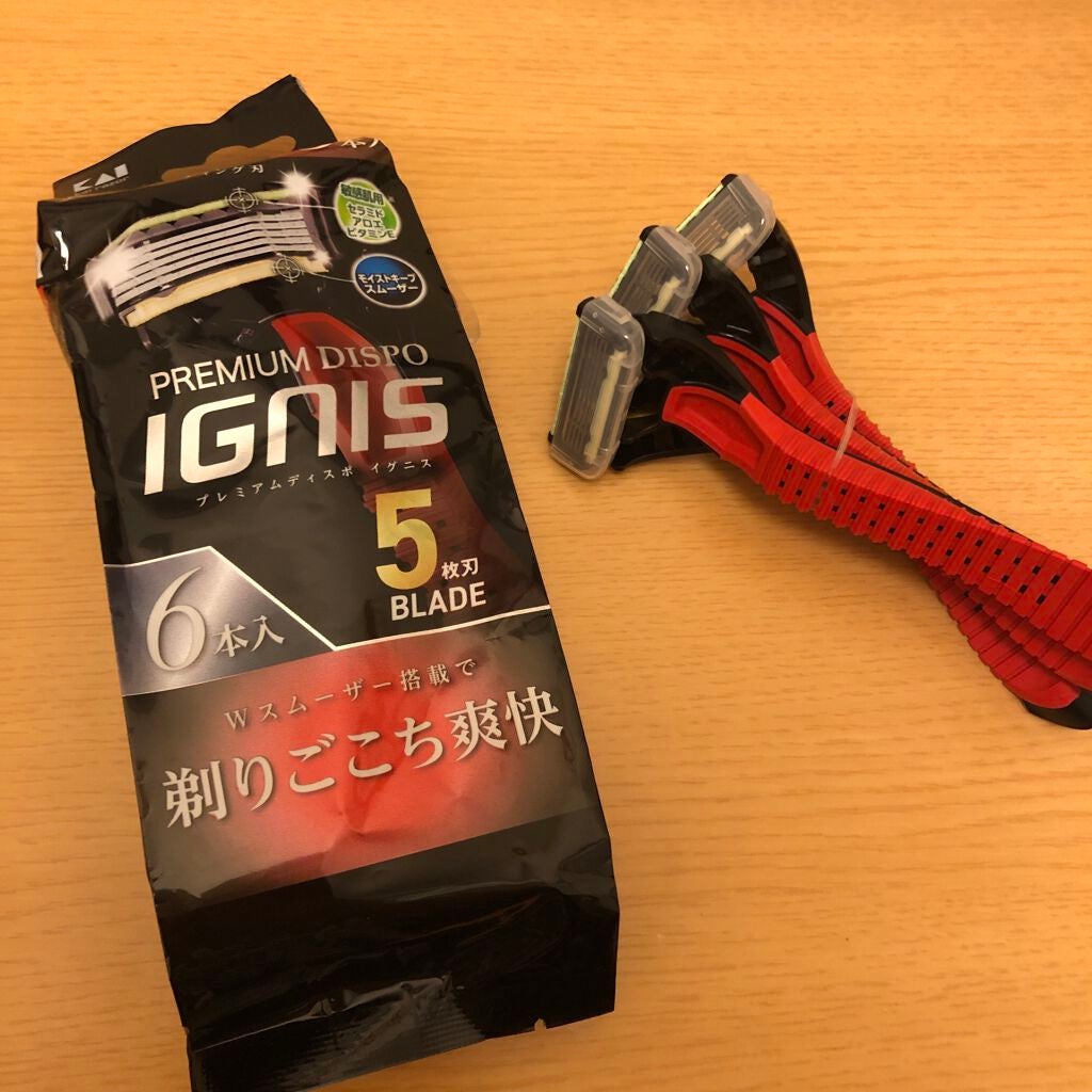 プレミアム ディスポ イグニス/貝印/シェーバーを使ったクチコミ(1枚目)