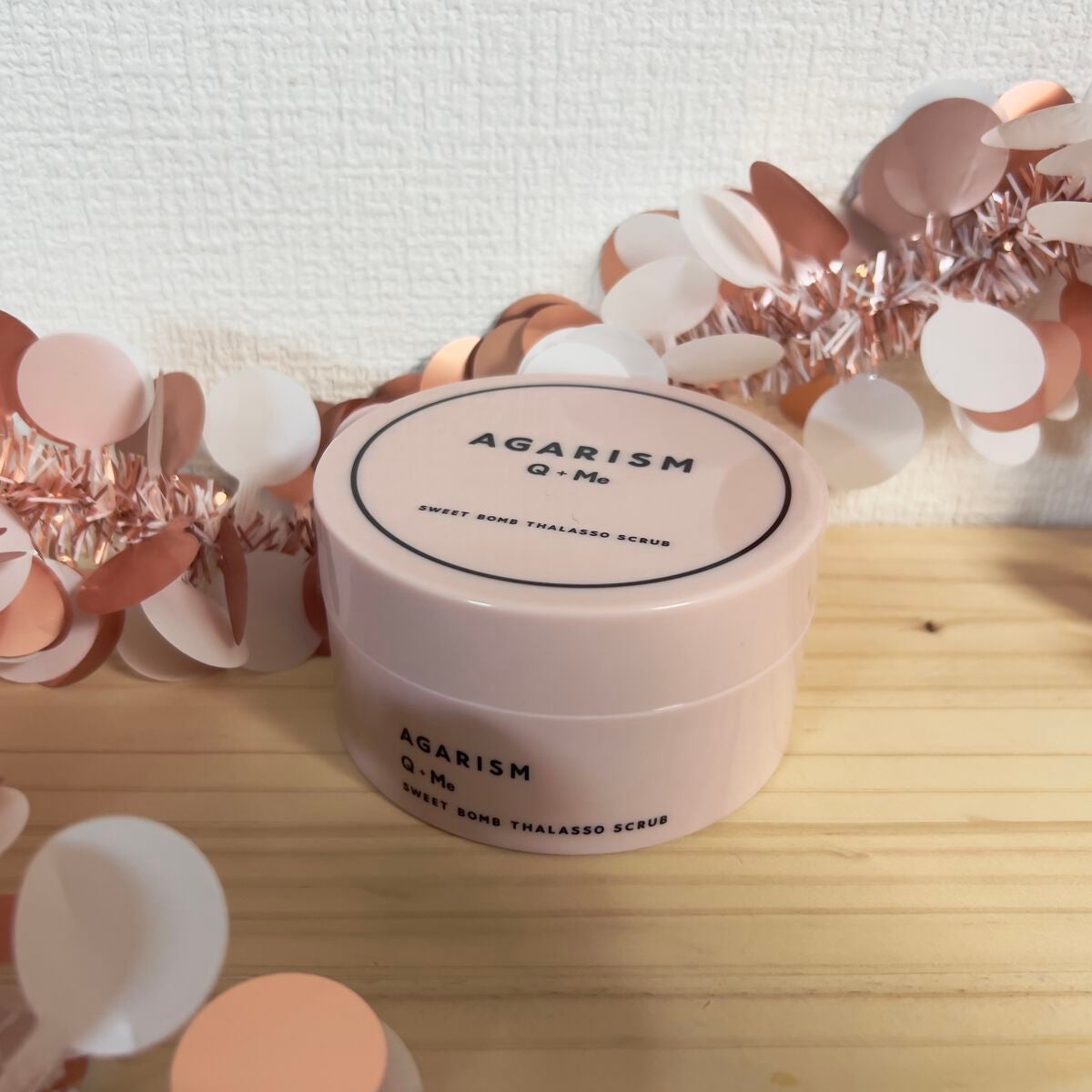 Q+Me スウィート ボム タラソ スクラブ/AGARISM/バスト・ヒップケアを使ったクチコミ(2枚目)