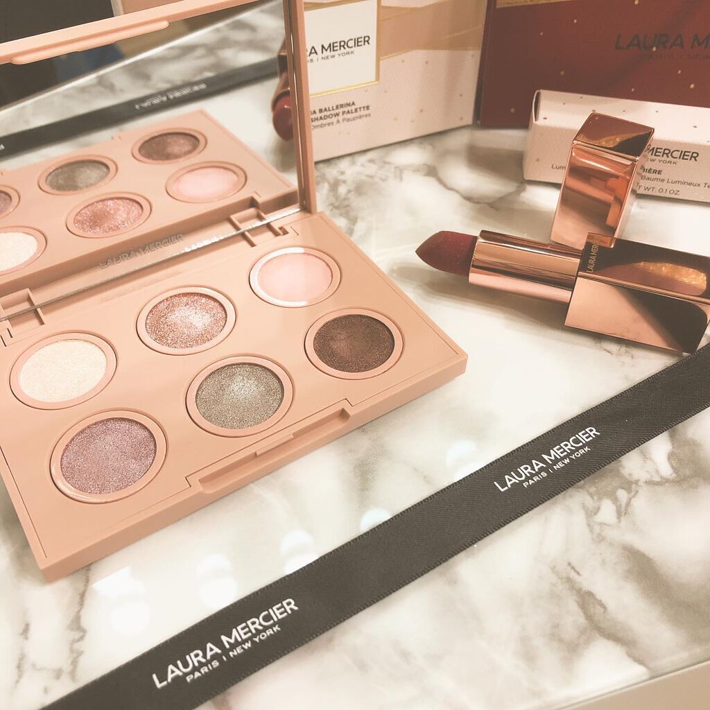 プリマ バレリーナ ミニ アイシャドウ パレット/ローラ メルシエ/アイシャドウパレットを使ったクチコミ（1枚目）