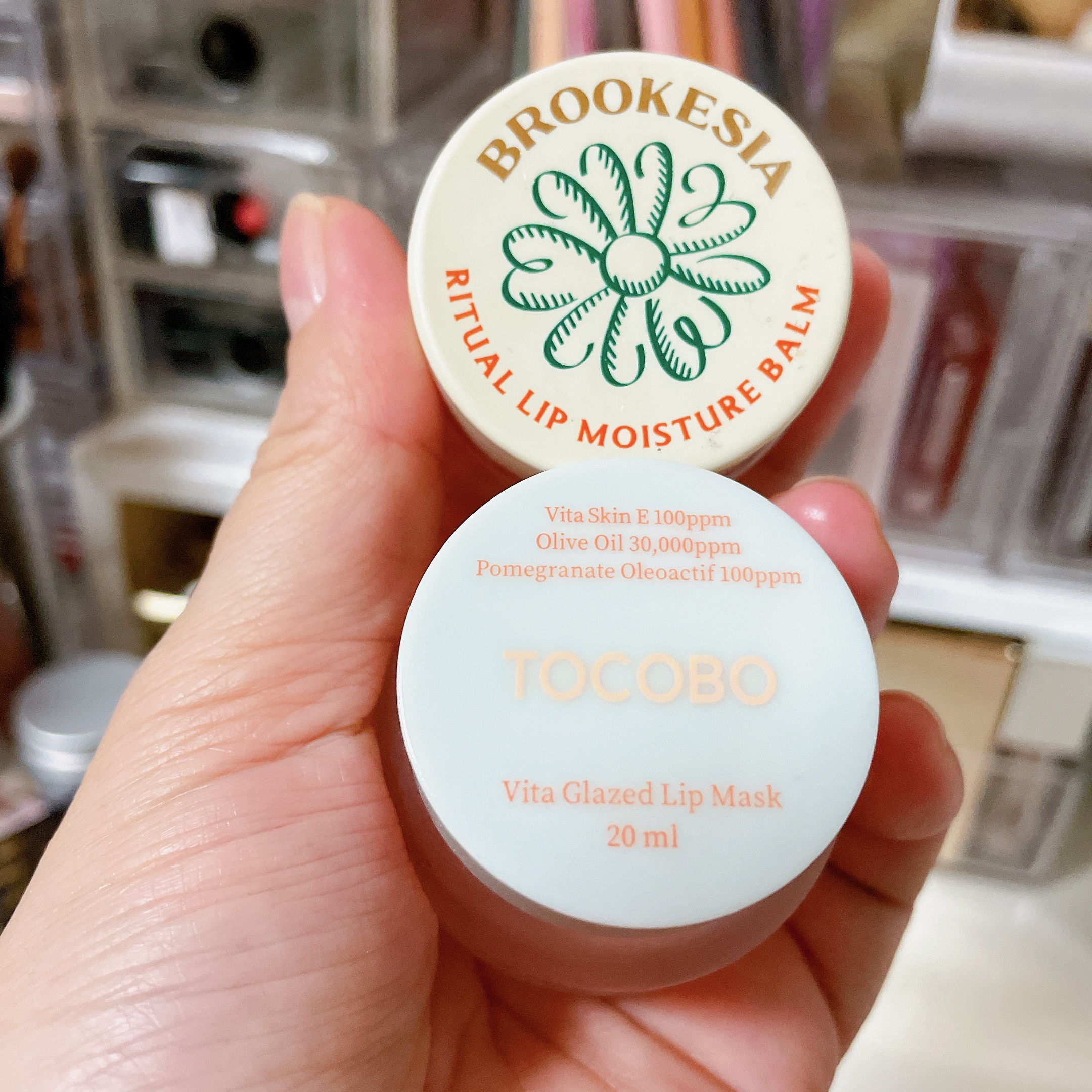 リチュアルリップモイスチャーバーム/BROOKESIA/フェイスバームを使ったクチコミ（1枚目）