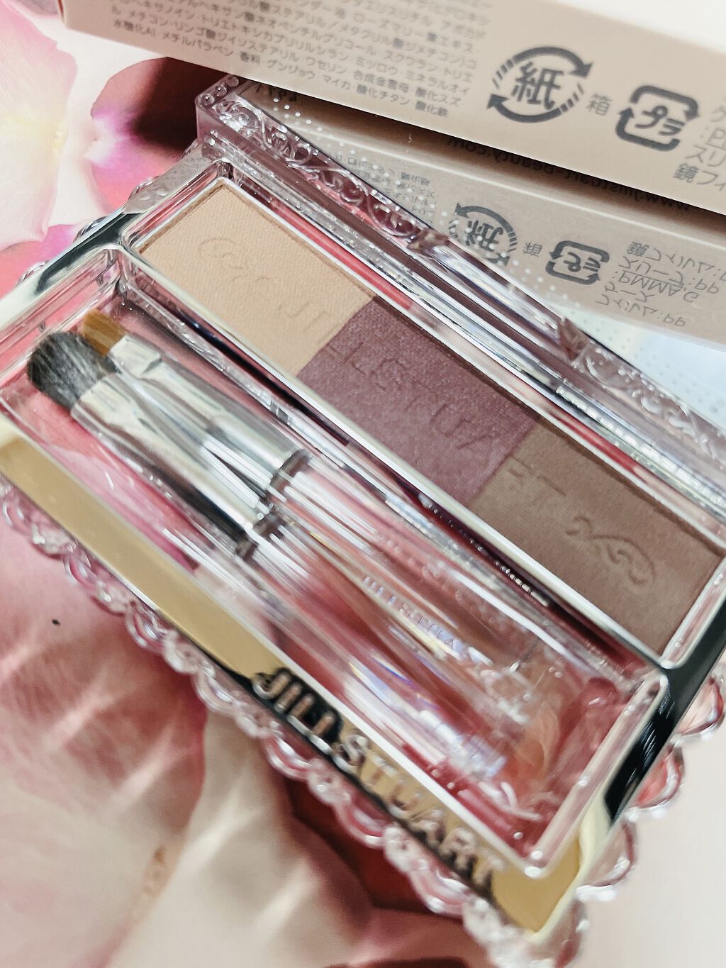 ジルスチュアート ニュアンスブロウパレット 04 purple shade/JILL STUART/パウダーアイブロウを使ったクチコミ（2枚目）