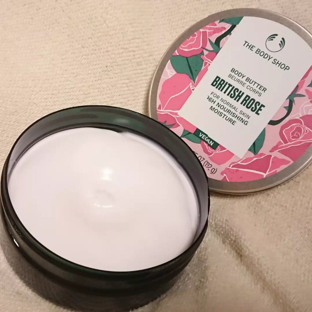 ボディバター ブリティッシュローズ/THE BODY SHOP/ボディクリームを使ったクチコミ(2枚目)