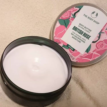 ボディバター ブリティッシュローズ/THE BODY SHOP/ボディクリームを使ったクチコミ（2枚目）