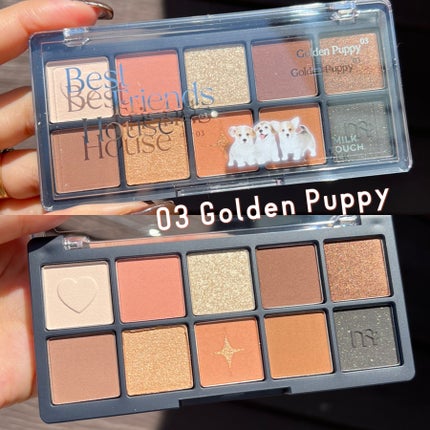 ビーマイベストフレンズハウスパレット/Milk Touch/アイシャドウパレットを使ったクチコミ(6枚目)