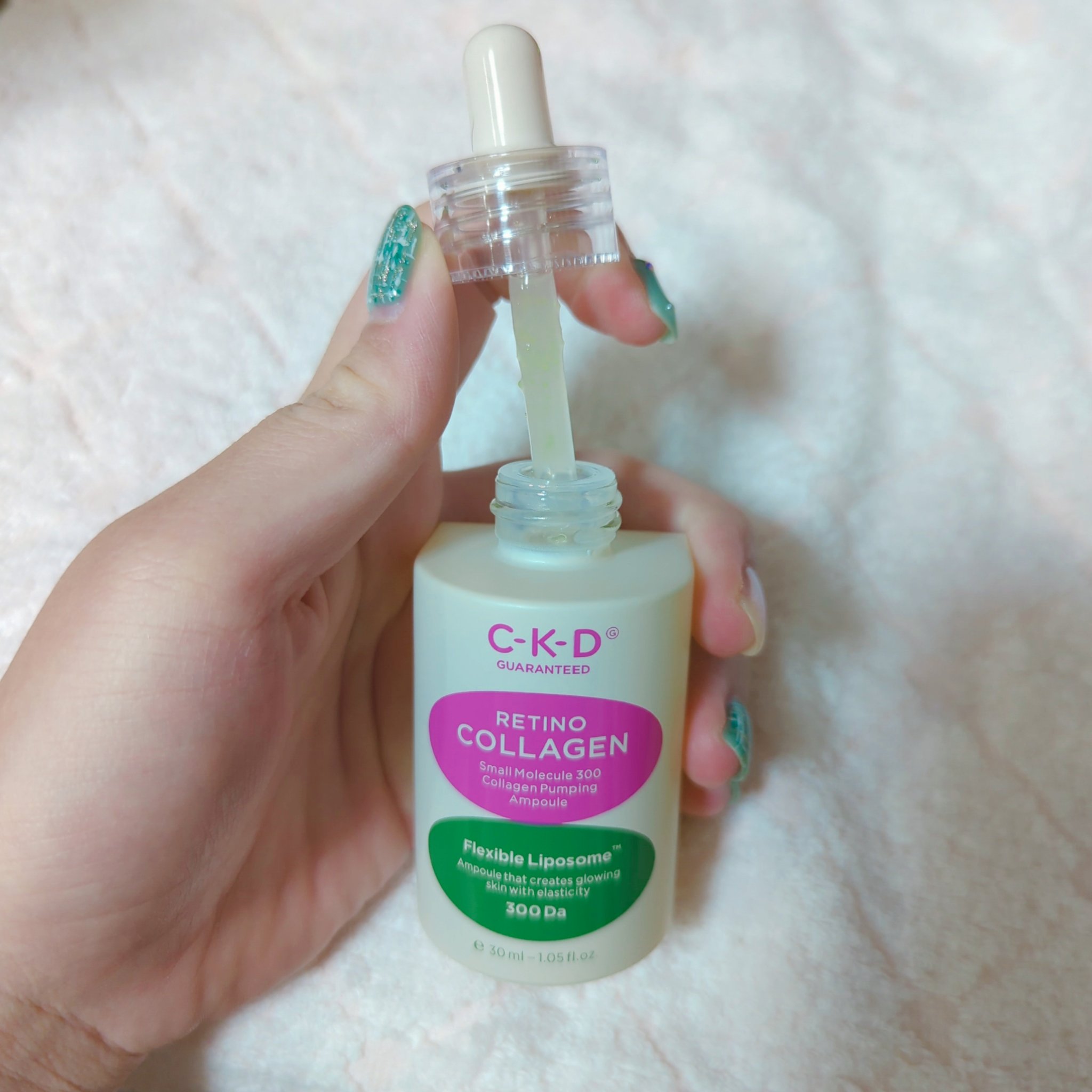 レチノコラーゲン低分子300パンピングアンプル/CKD/美容液を使ったクチコミ（2枚目）