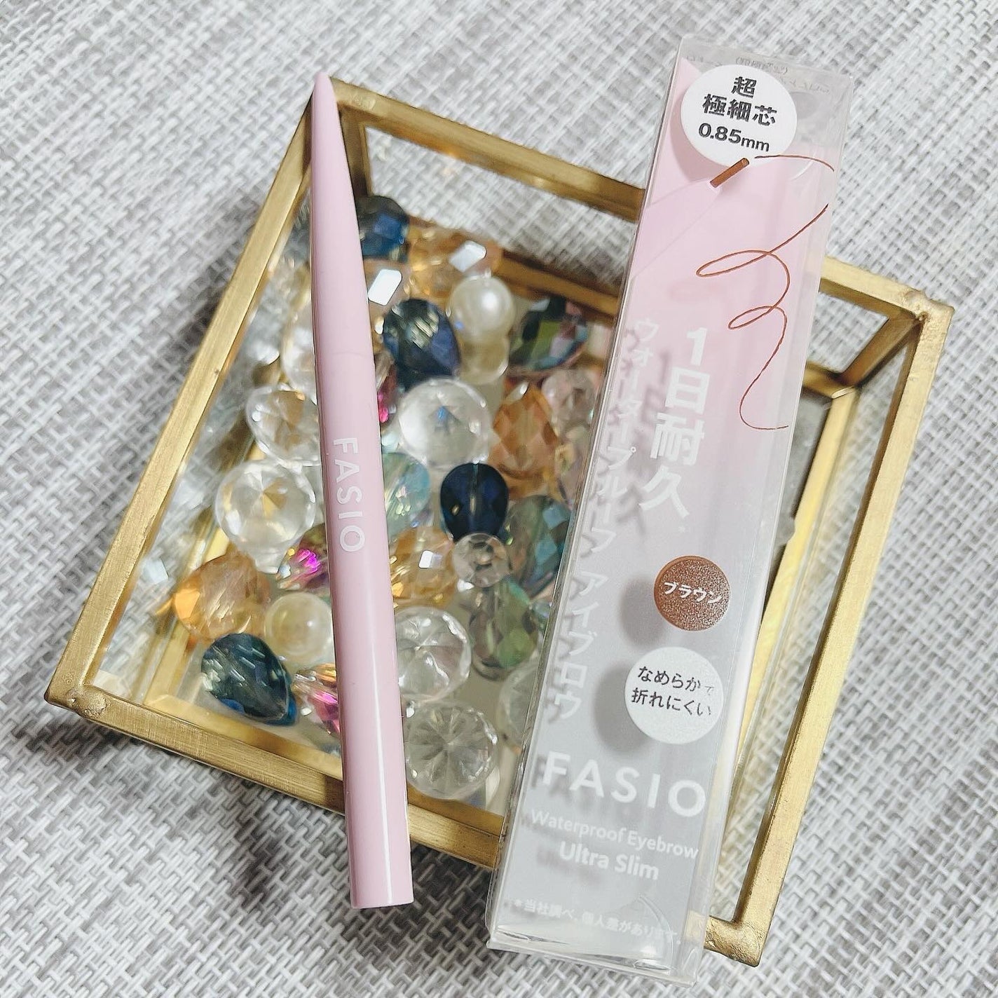 ウォータープルーフ アイブロウ(超極細芯)/FASIO/アイブロウペンシルを使ったクチコミ(2枚目)