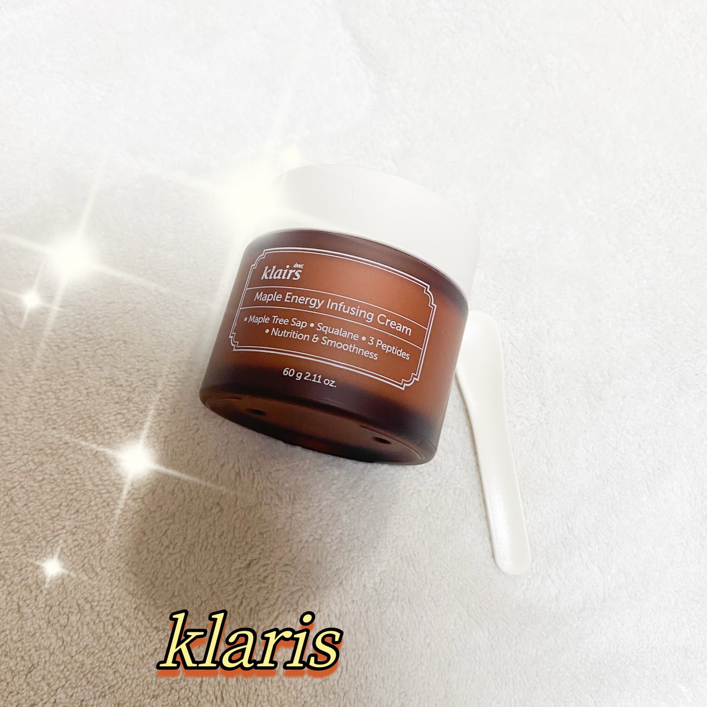 メープルエナジーインフュージングクリーム/Klairs/フェイスクリームを使ったクチコミ(1枚目)