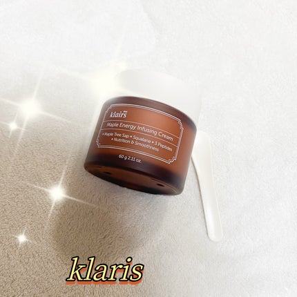 メープルエナジーインフュージングクリーム/Klairs/フェイスクリームを使ったクチコミ(1枚目)