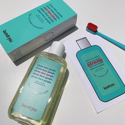 clean face gargle gel foam cleanser/laundryou/その他洗顔料を使ったクチコミ(1枚目)