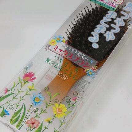 つやつや天然毛のミックスブラシ/マペペ/ヘアブラシを使ったクチコミ(1枚目)