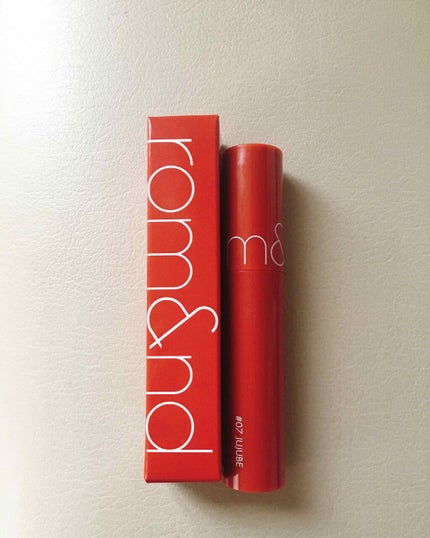 ジューシーラスティングティント/rom&nd/リップティントを使ったクチコミ(1枚目)