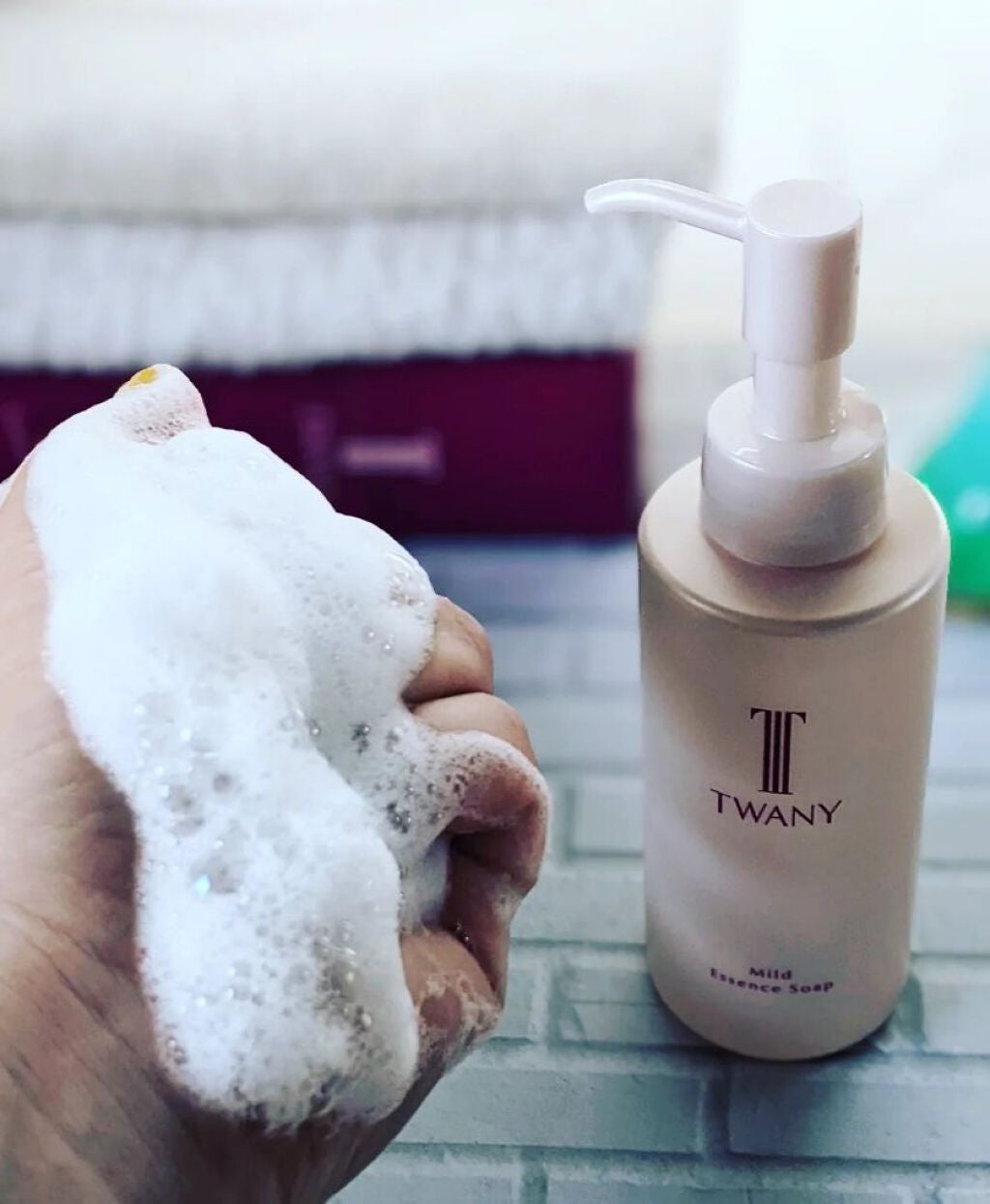 マイルドエッセンスソープ/TWANY/洗顔フォームを使ったクチコミ(4枚目)