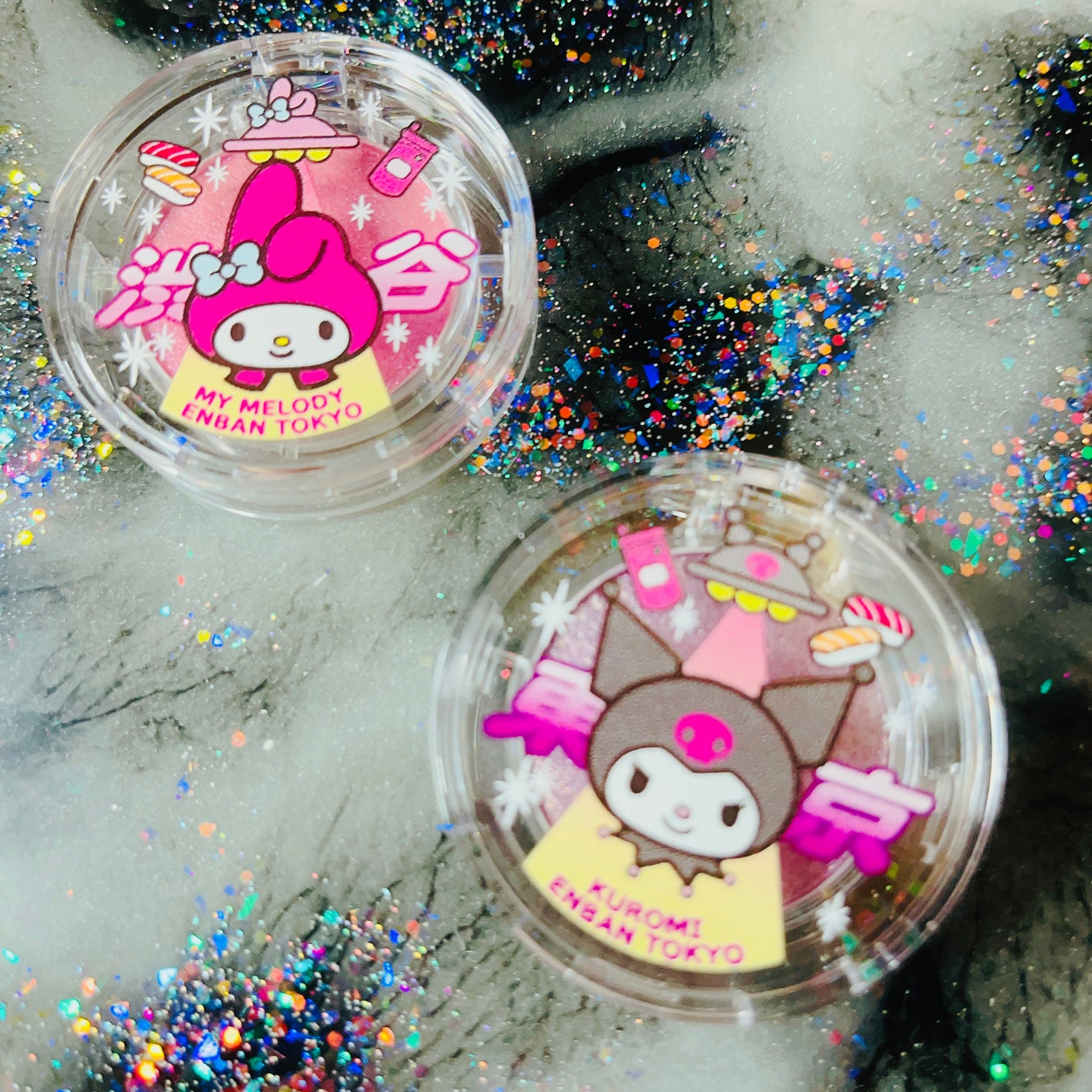 マルチグリッターカラー/ENBAN TOKYO/単色アイシャドウを使ったクチコミ(2枚目)