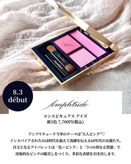 コンスピキュアス アイズ/Amplitude/アイシャドウパレットを使ったクチコミ(2枚目)