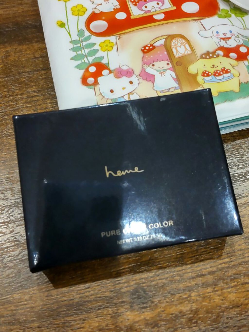 ピュア チーク カラー スターリーヴァイオレット/heme/パウダーチークを使ったクチコミ（1枚目）