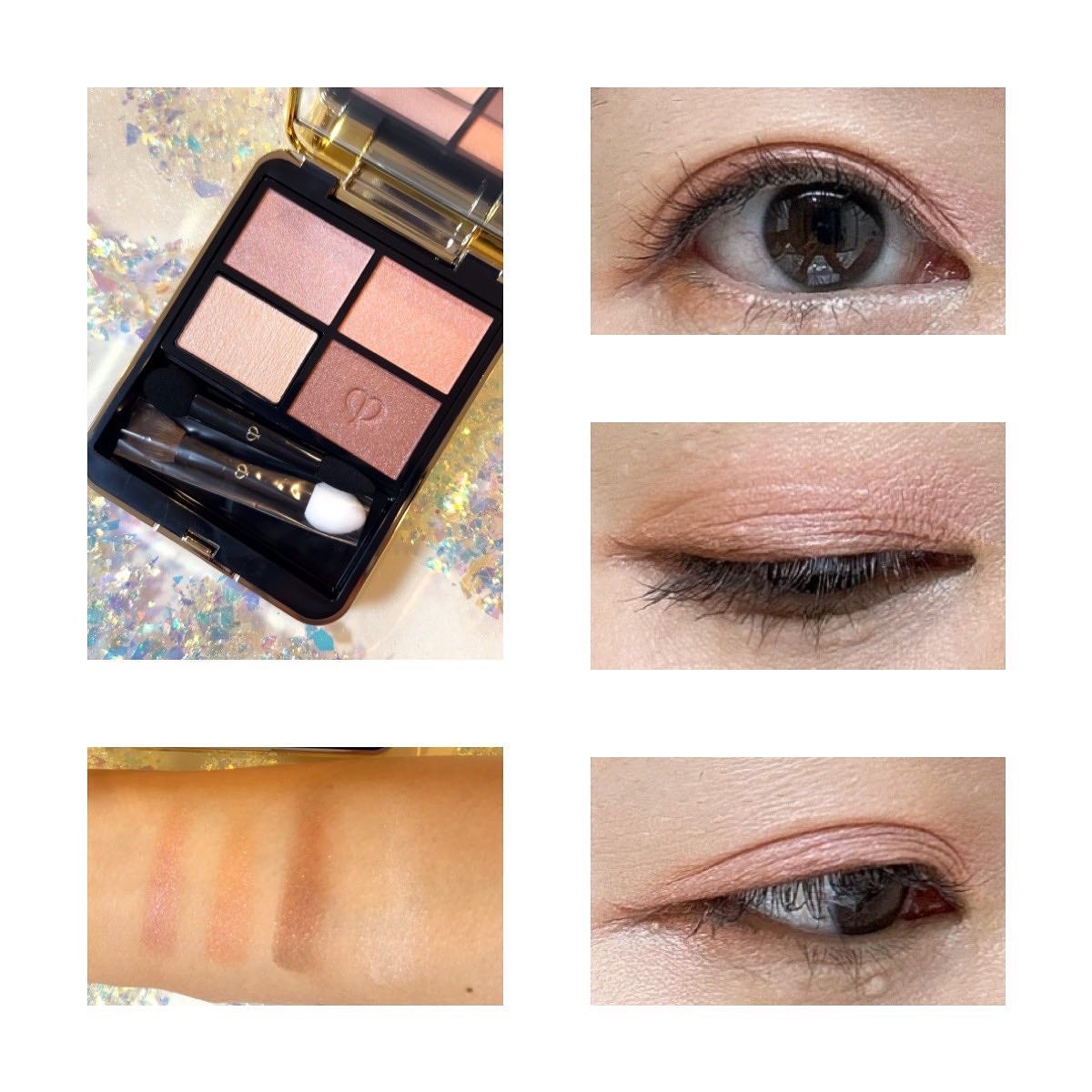 オンブルクルールクアドリ/クレ・ド・ポー ボーテ/アイシャドウパレットを使ったクチコミ(2枚目)