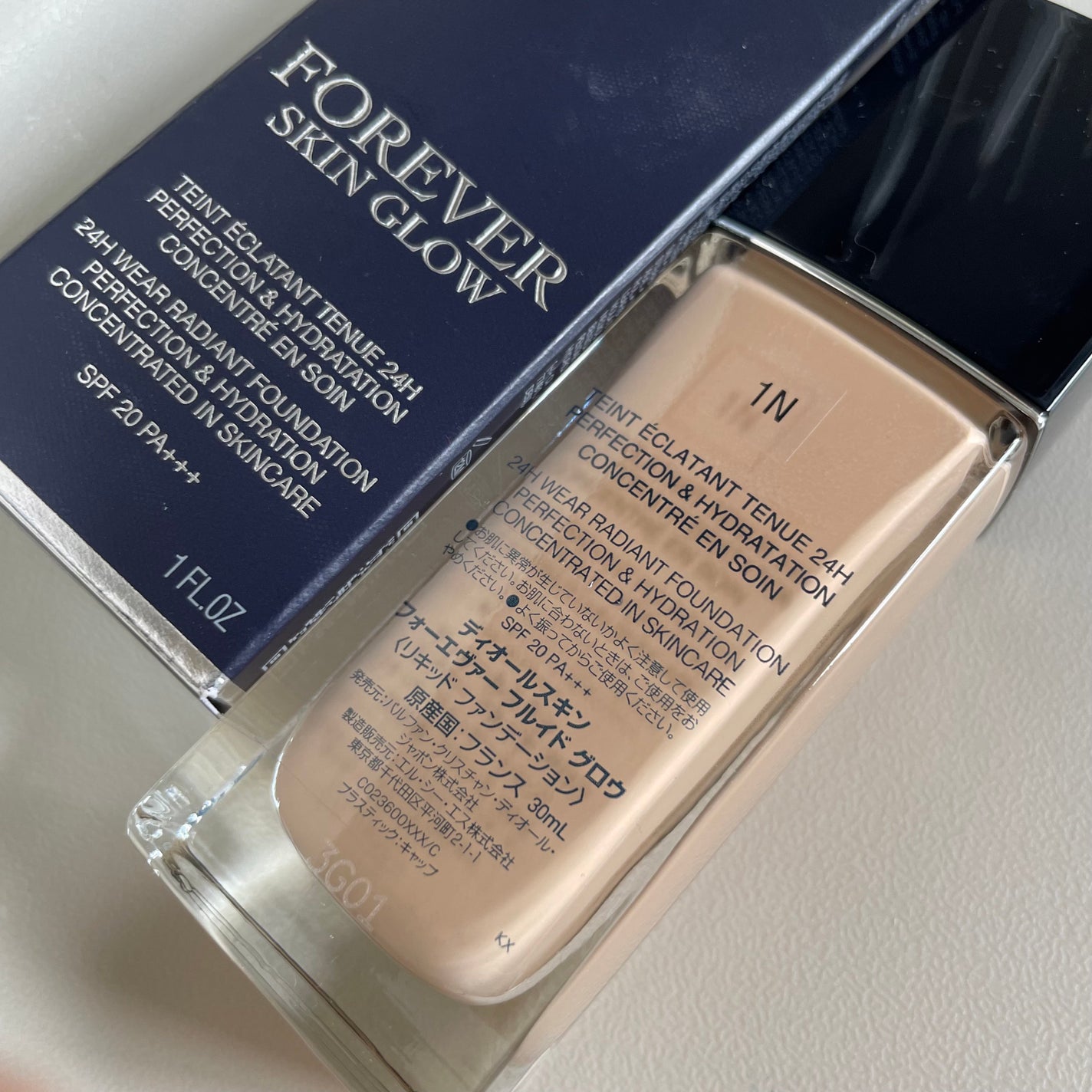 ディオールスキン フォーエヴァー フルイド グロウ/Dior/リキッドファンデーションを使ったクチコミ(2枚目)