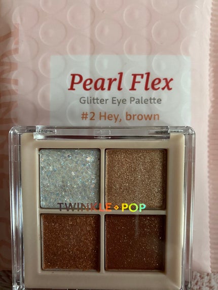 TWINKLE POP Pearl Flex Glitter Eye Palette/CLIO/アイシャドウパレットを使ったクチコミ(1枚目)