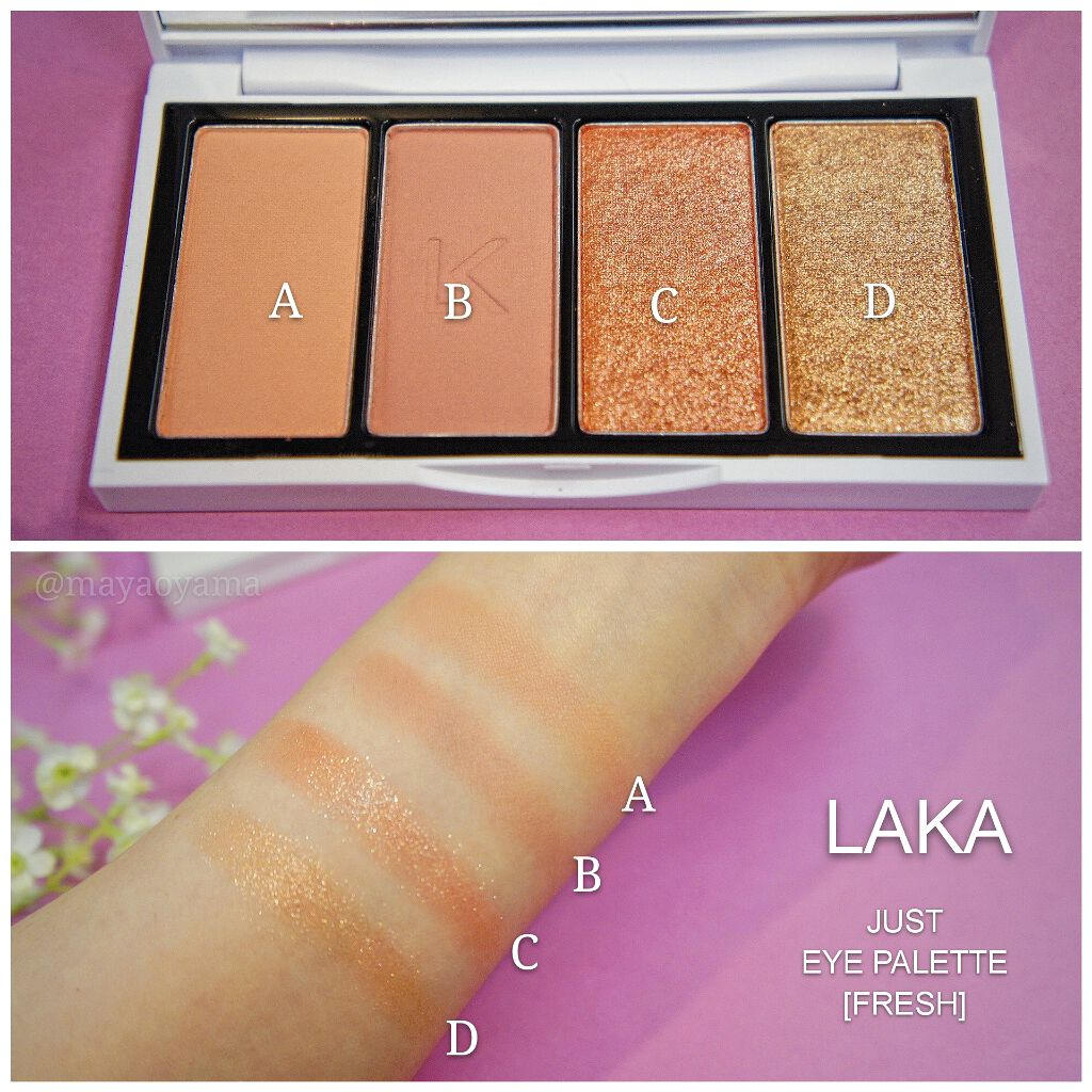 ジャストアイパレット/Laka/アイシャドウパレットを使ったクチコミ(2枚目)