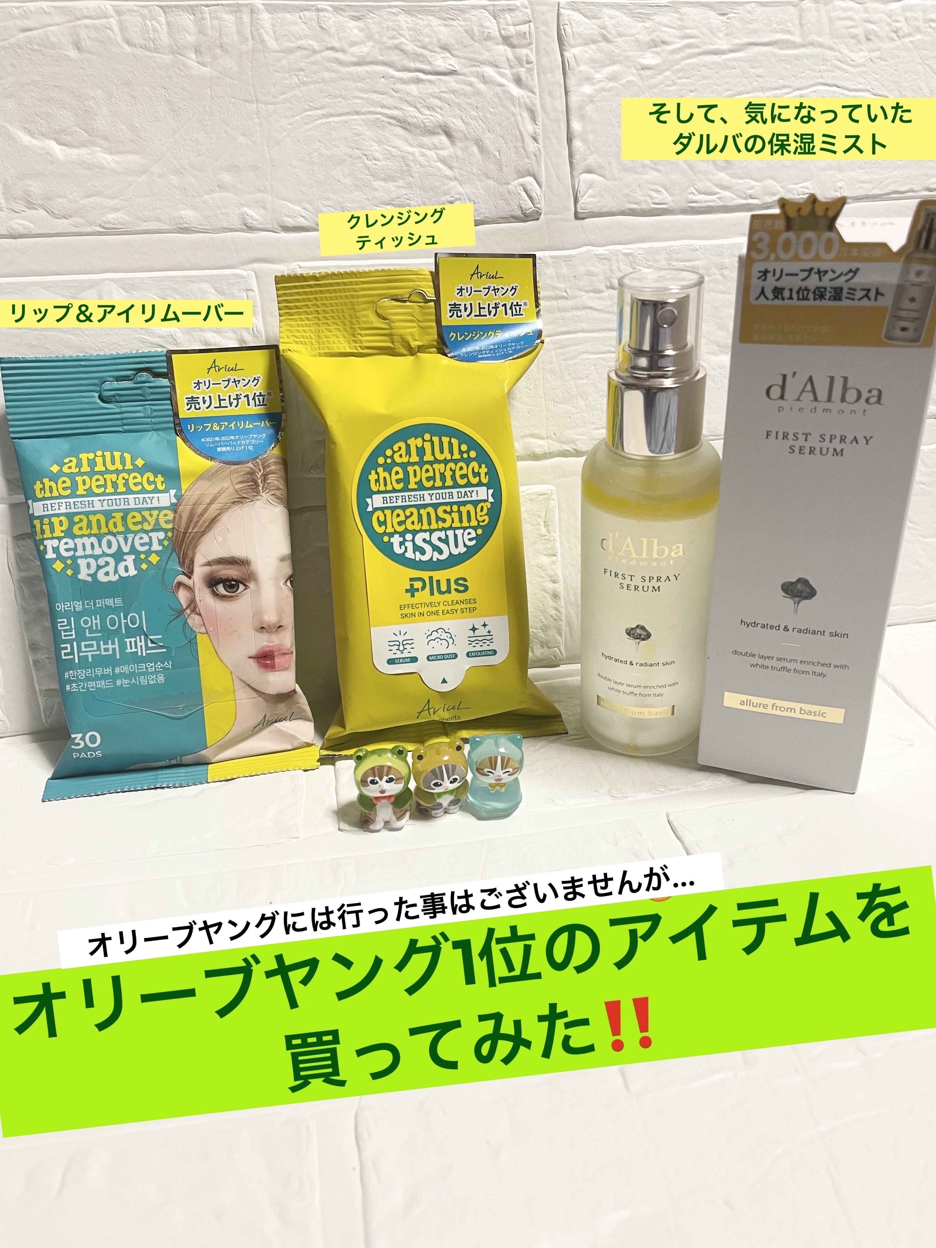 ザ パーフェクト リップ＆アイ リムーバーパッド/Ariul/クレンジングシートを使ったクチコミ（1枚目）