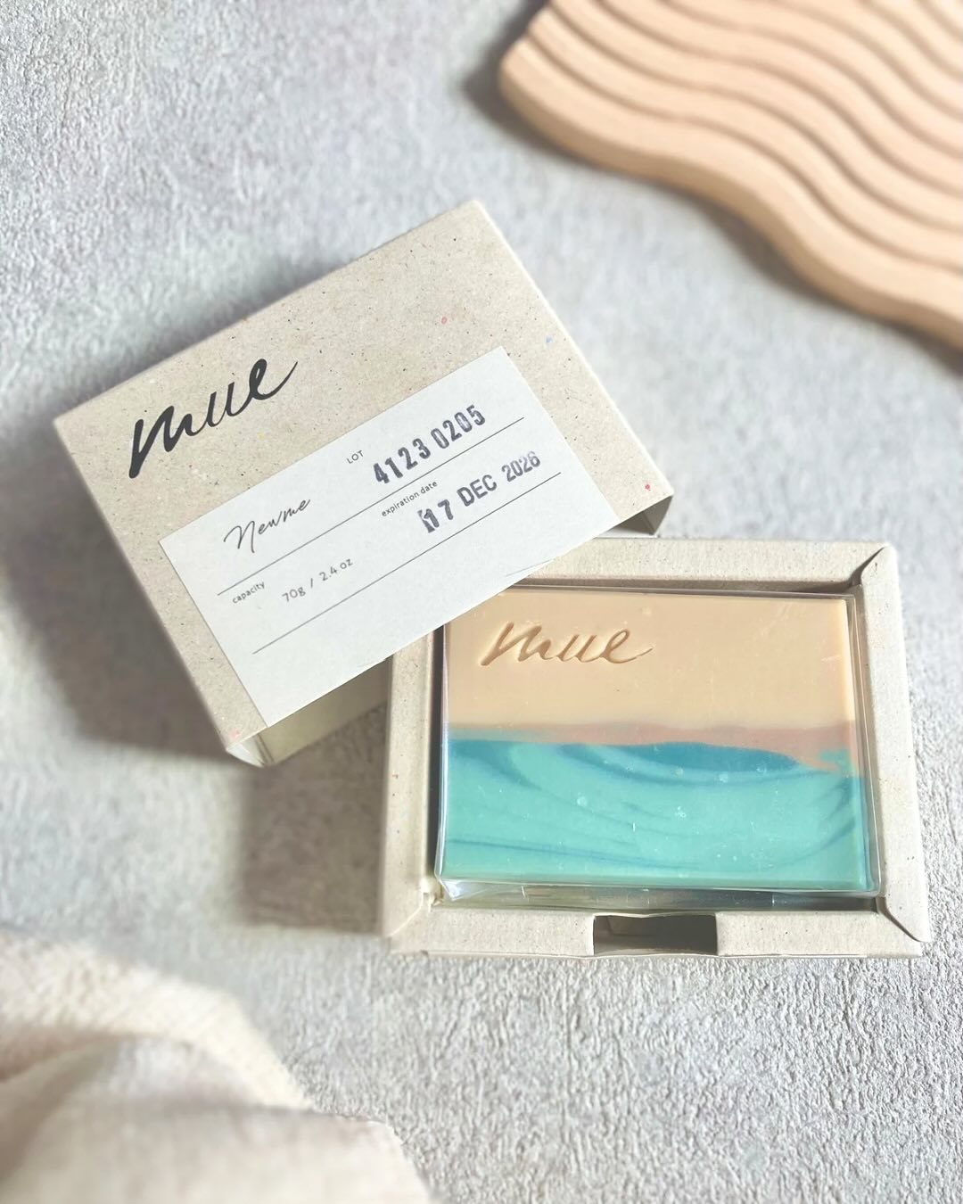 バーソープ/mue/洗顔石鹸を使ったクチコミ（3枚目）