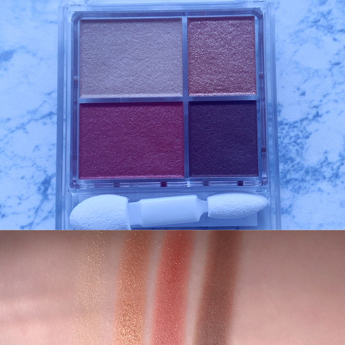 グラデーション アイシャドウ 76 レッドブラウン/ちふれ/アイシャドウパレットを使ったクチコミ（3枚目）