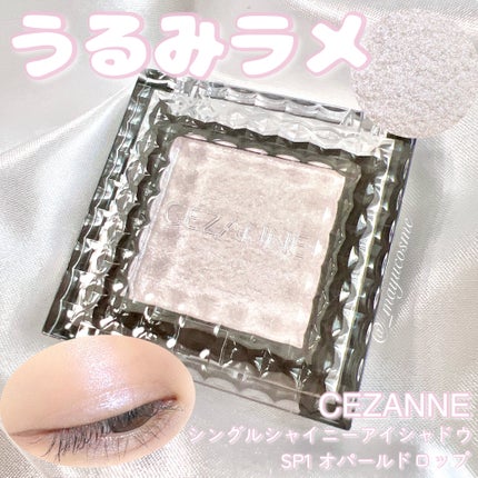シングルカラーアイシャドウ/CEZANNE/単色アイシャドウを使ったクチコミ(1枚目)
