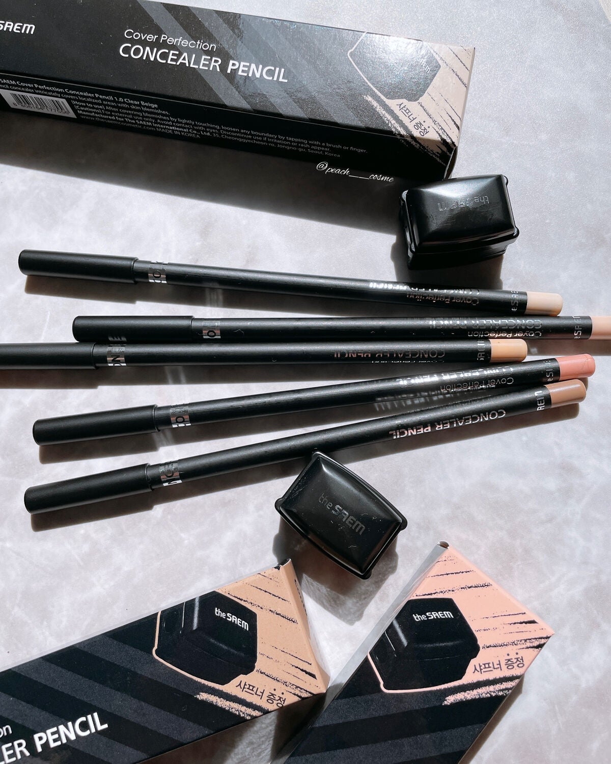 カバーパーフェクション コンシーラー ペンシル/the SAEM/ペンシルコンシーラーを使ったクチコミ(7枚目)