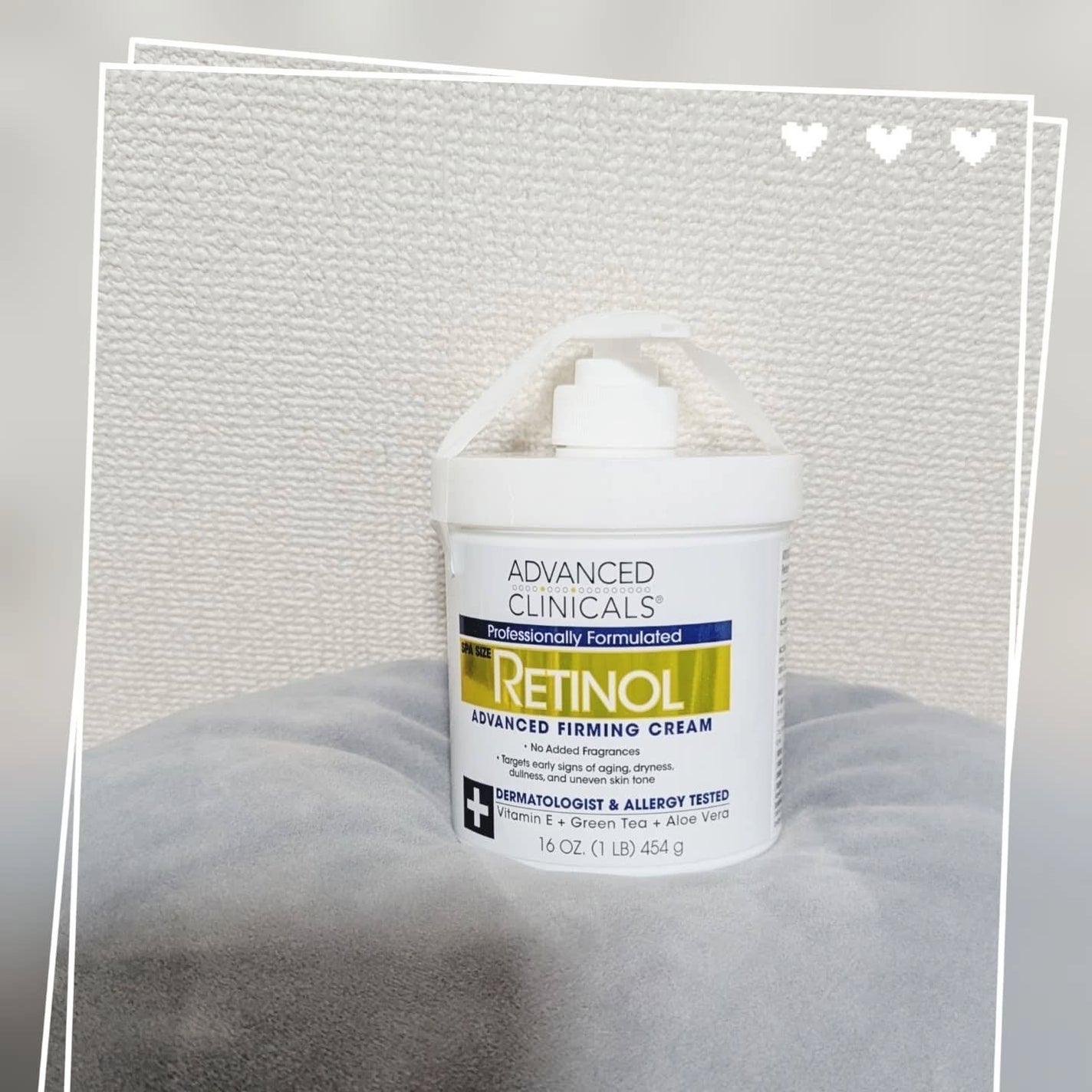 レチノールアドバンスドファーミングクリーム/ADVANCED CLINICALS/ボディクリームを使ったクチコミ(7枚目)