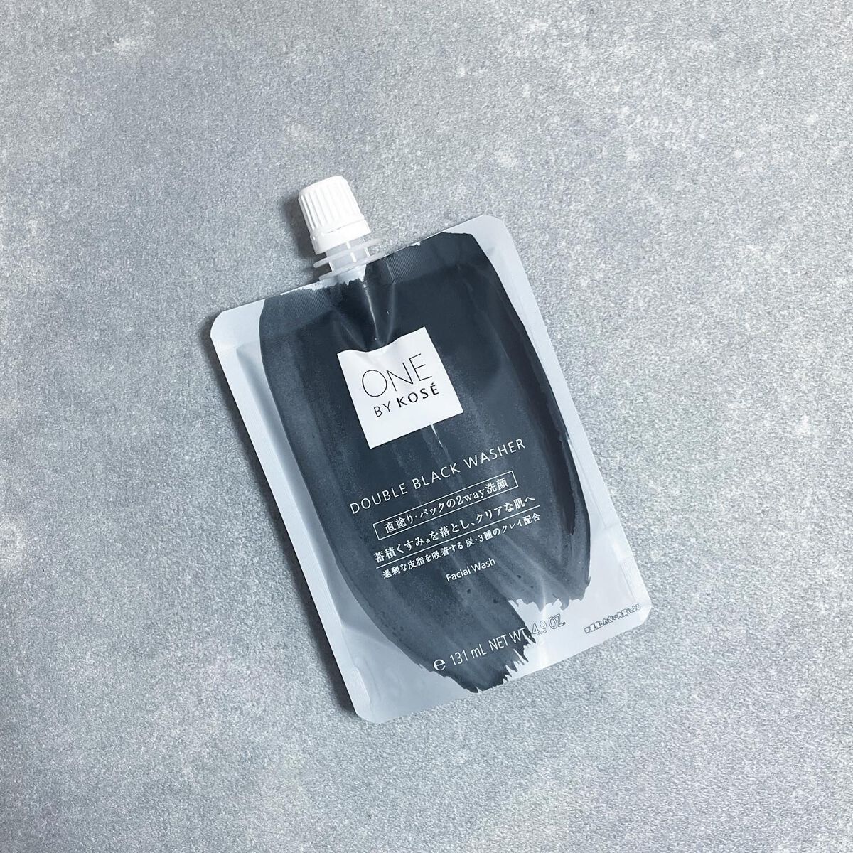 ダブル ブラック ウォッシャー/ONE BY KOSE/その他洗顔料を使ったクチコミ(1枚目)