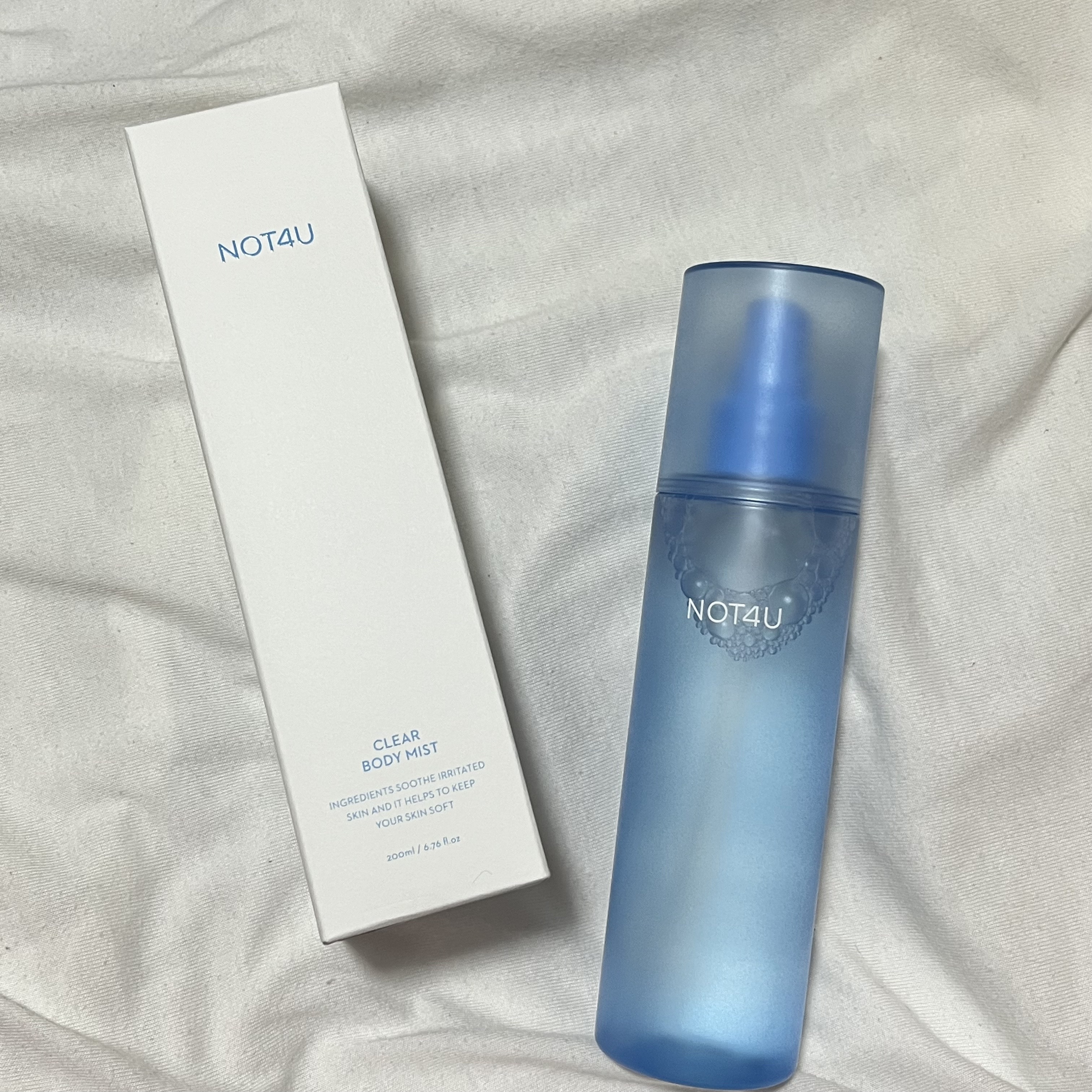 NOT4U クリア ボディミスト/NOT4U/ミスト状化粧水を使ったクチコミ（1枚目）