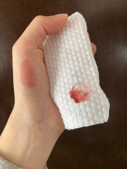 グラスティングウォーターティント/rom&nd/リップティントを使ったクチコミ(3枚目)