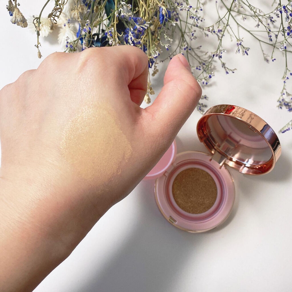 ピンクティーツリーカバークッション/APLIN/クッションファンデーションを使ったクチコミ（2枚目）