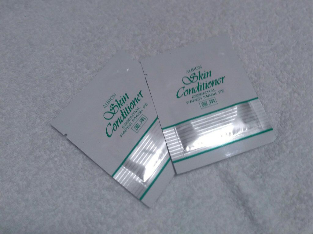 アルビオン 薬用スキンコンディショナー エッセンシャル ペーパーマスク E/ALBION/シートマスク・パックを使ったクチコミ(1枚目)