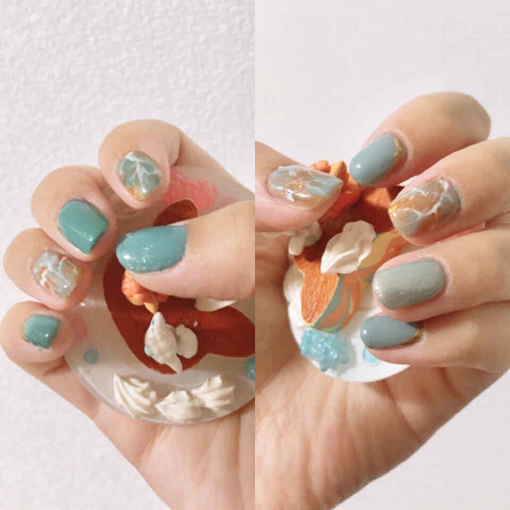 ノンワイプクリア キャンジェル(トップコート)/プリジェル/ジェルネイルを使ったクチコミ(1枚目)