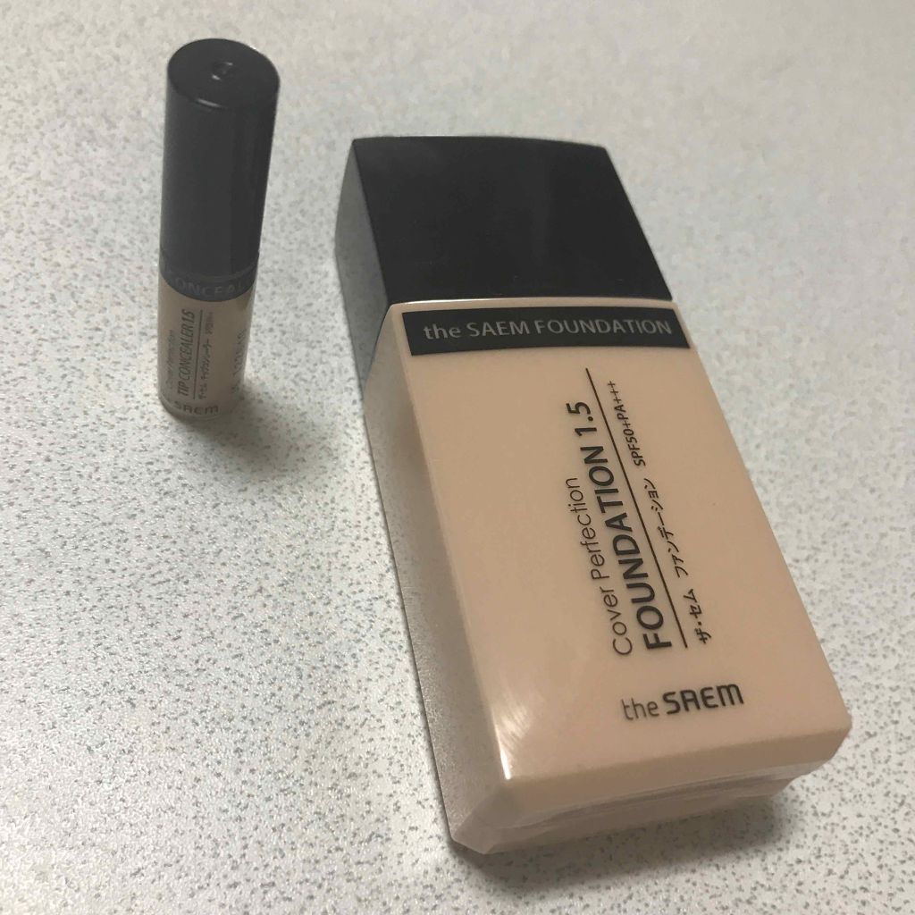 ザ・セム CPファンデーション/the SAEM/リキッドファンデーションを使ったクチコミ(1枚目)