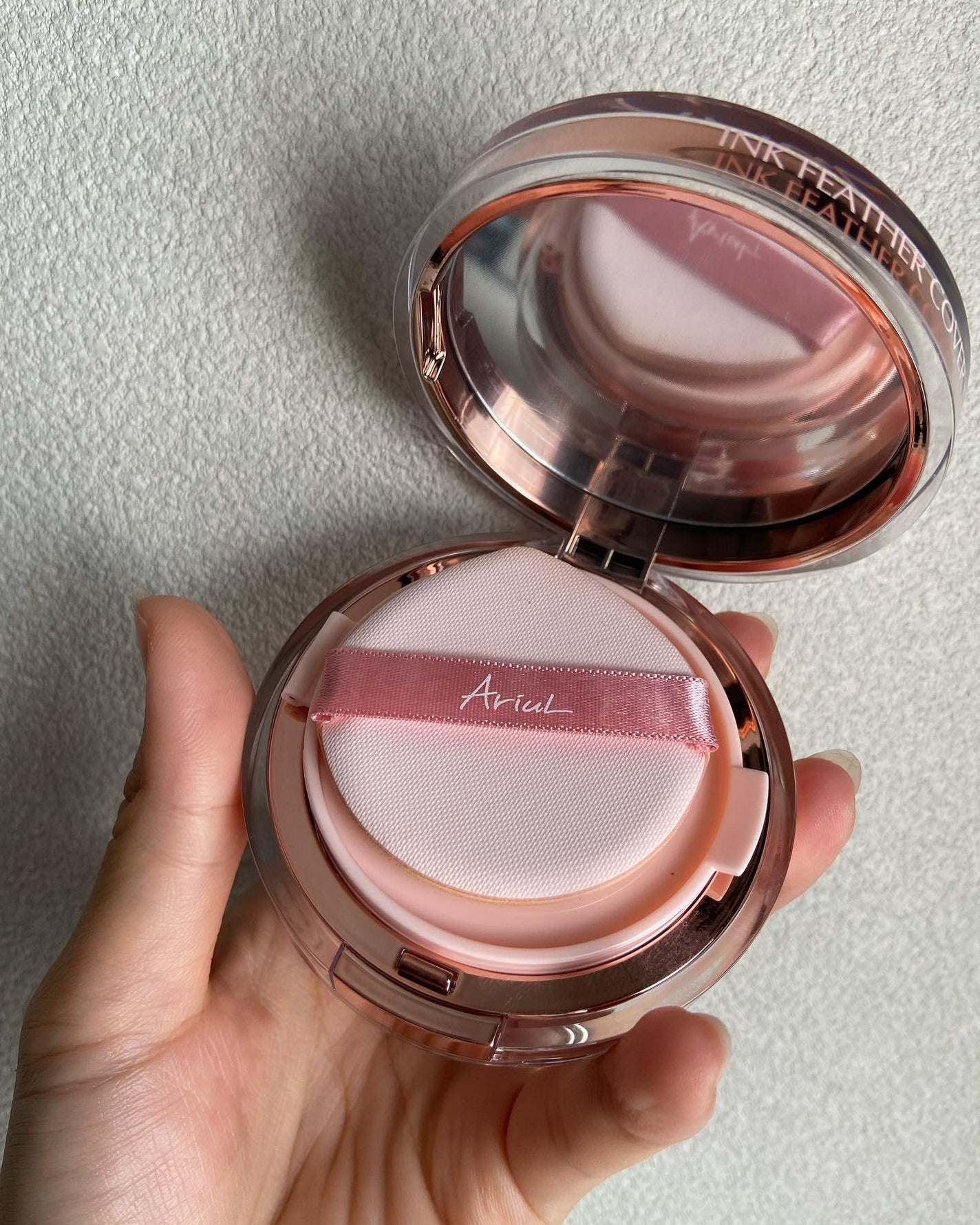 アリウル インクフェザーカバーラスティングクッション/Ariul/クッションファンデーションを使ったクチコミ(2枚目)