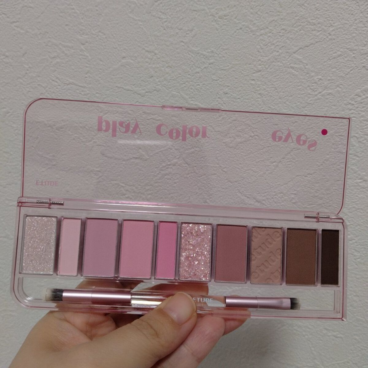 プレイカラー アイシャドウ/ETUDE/アイシャドウパレットを使ったクチコミ（2枚目）