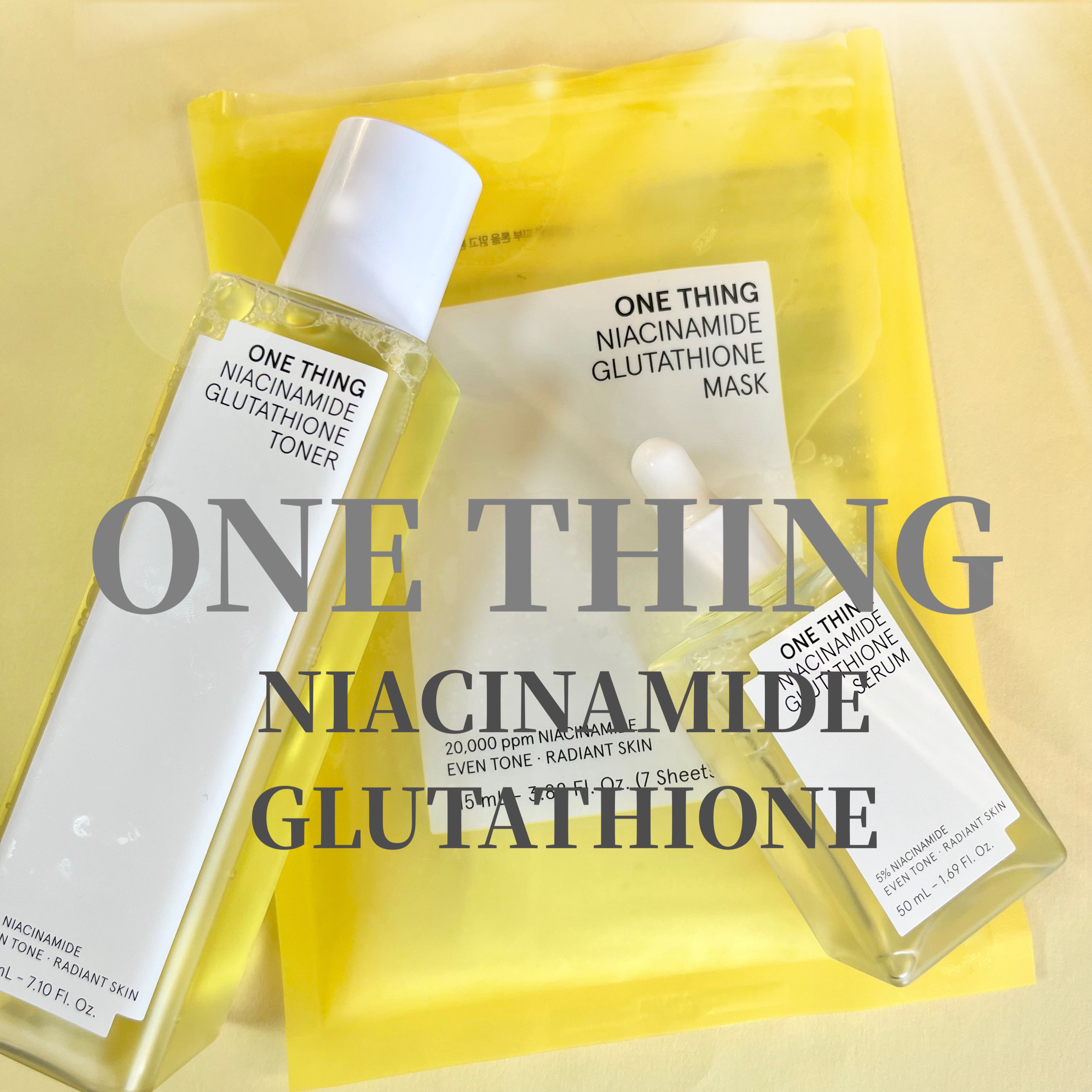 ナイアシンアミドグルタチオントナー/ONE THING/化粧水を使ったクチコミ（1枚目）