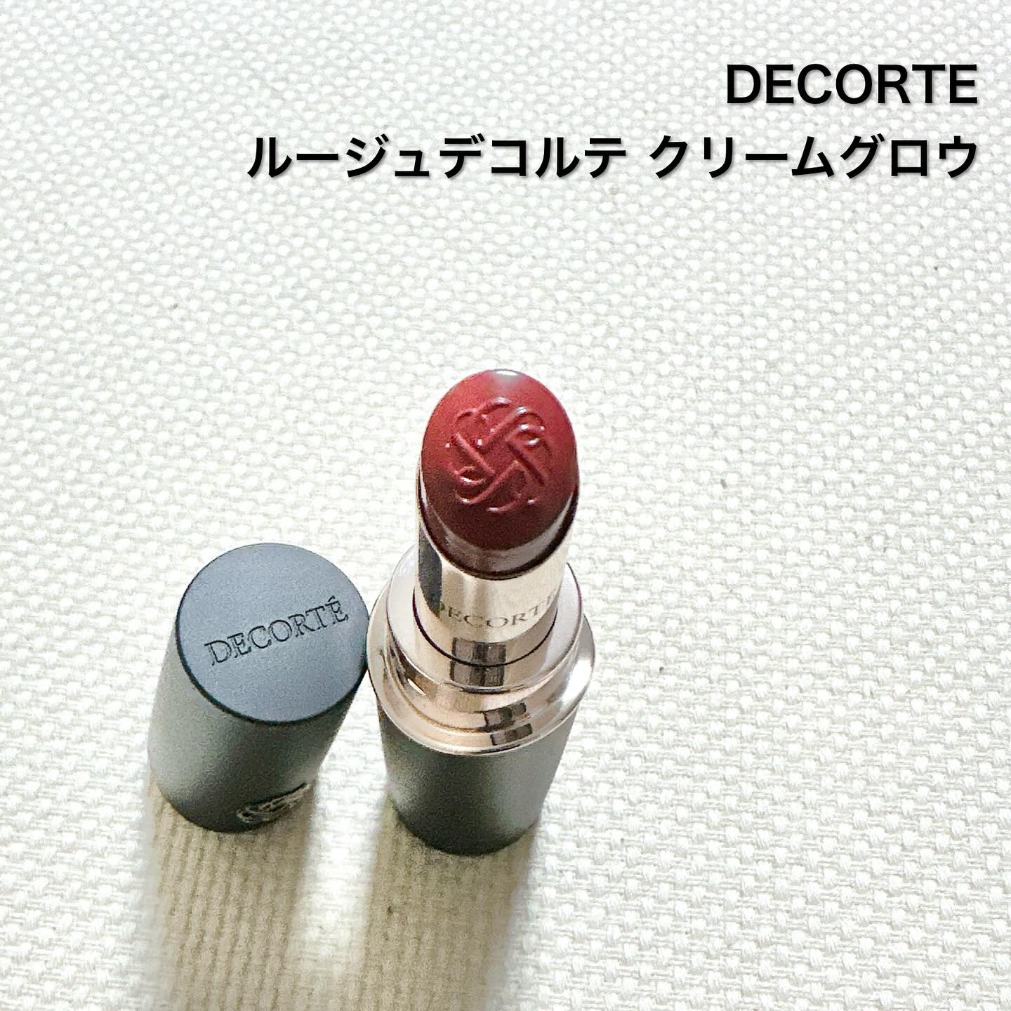 ルージュデコルテ　クリームグロウ/DECORTÉ/口紅を使ったクチコミ（1枚目）