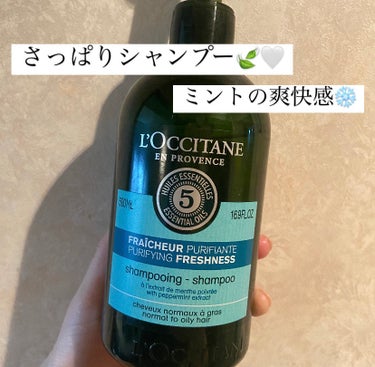 超スッキリミントのシャンプー🍃❄️

《L'OCCITANE ファイブハーブス ピュアフレッシュネス シャンプー》



試供品でサンプルを頂いて、めちゃくちゃ良かったので購入しました！！


頭皮がと