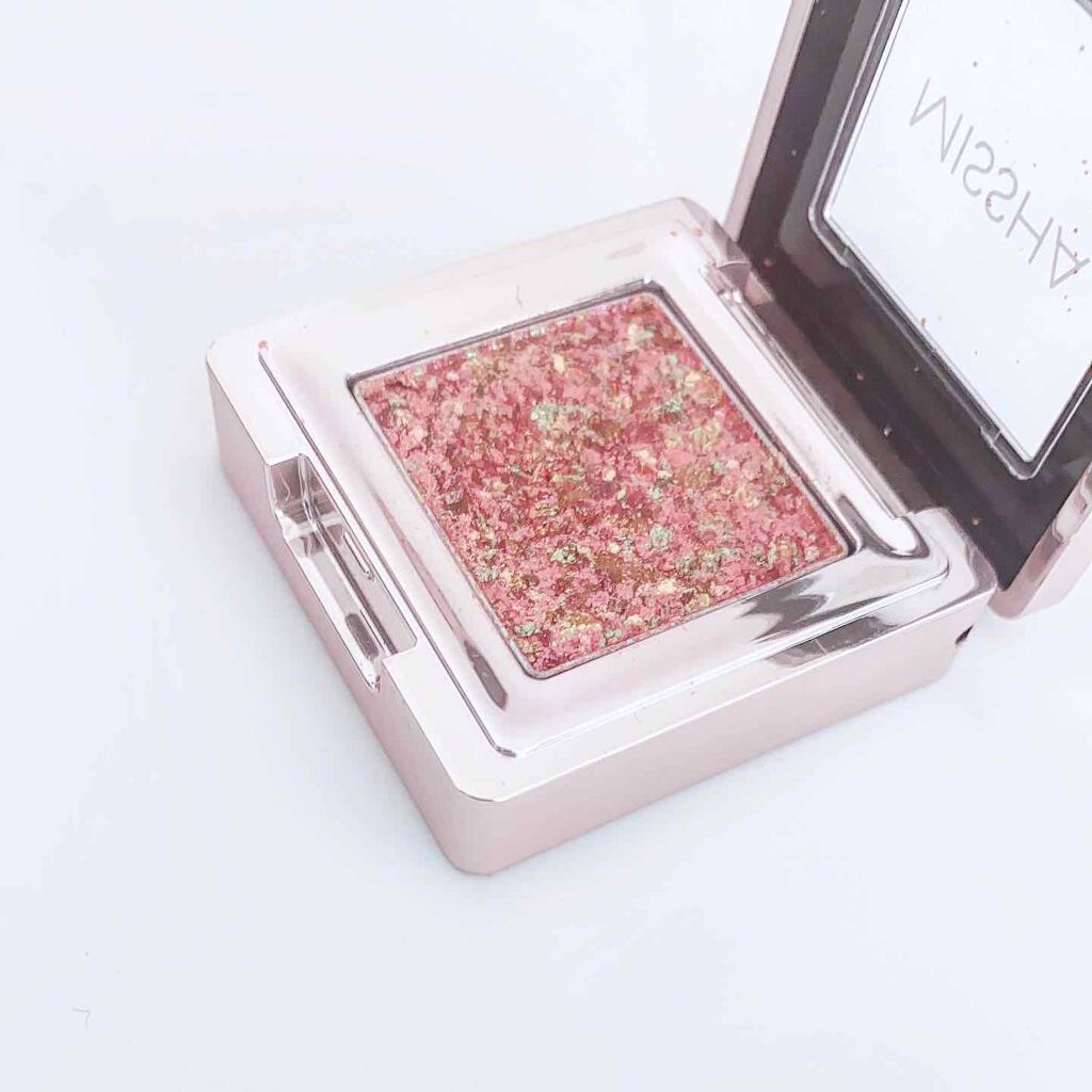 グリッタープリズム シャドウ/MISSHA/グリッターを使ったクチコミ(2枚目)