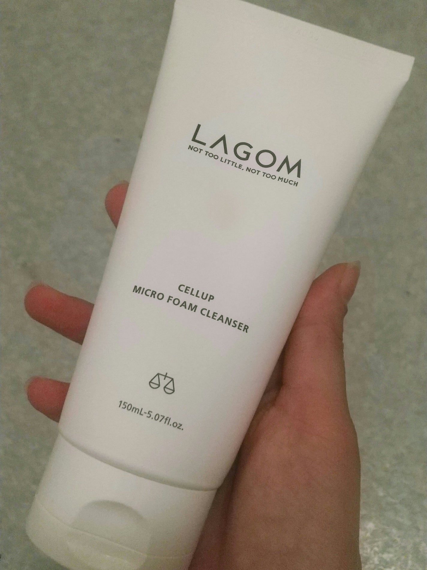 マイクロフォーム クレンザー(夜用洗顔)/LAGOM /クレンジングクリームを使ったクチコミ(1枚目)