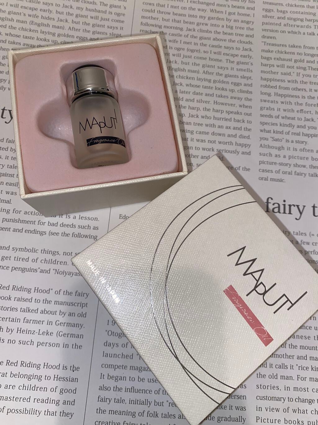 フレグランスオイル MAPUTI/MAPUTI/香水(その他)を使ったクチコミ(1枚目)
