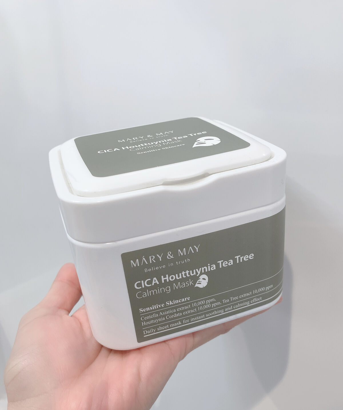 シカドクダミ＋ティーツリーカーミングマスク/MARY&MAY/シートマスク・パックを使ったクチコミ（2枚目）